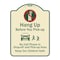 Signmission Designer Series-Hang-up Before You Pick-up Tan & Green Heavy-Gauge Aluminum, 24" x 18", TG-1824-9971 A-DES-TG-1824-9971 - alternate 1